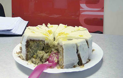 Caraway butter cake with hazelnuts and Madeira