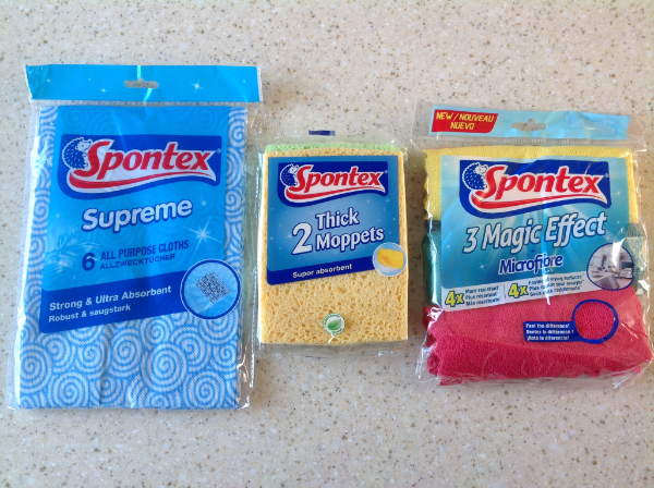 Spontex Magic Effect Microfibre Cloths - 3 Pack