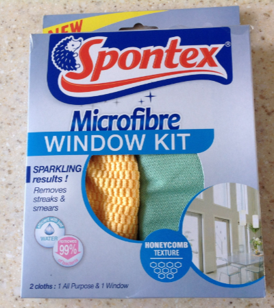 Spontex Microfibre Window Kit 2 per pack