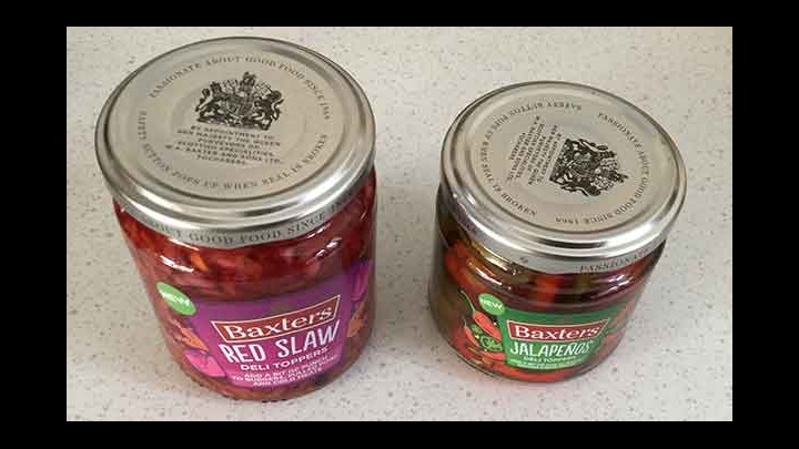 Great New Deli Toppers From Baxters! Red Slaw And Jalapenos!