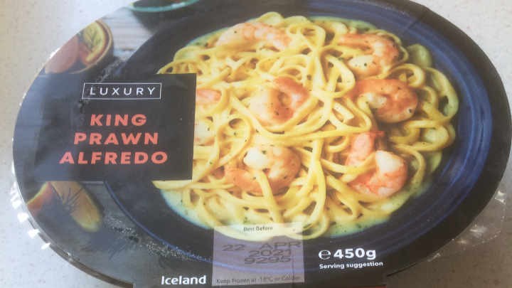 A Week On Ready Meals From Iceland - Day 1 King Prawn Alfredo